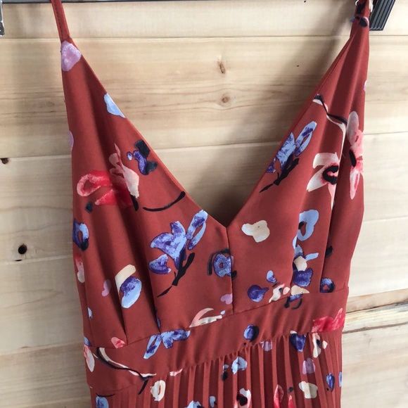 Evolutionary Apparel || NWOT || Floral Summer Belt Tie Pleated Midi … - Picture 2 of 10